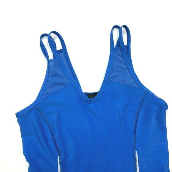 Skins Compression Blue Tank Top A200 Nylon Blend - Picture 6 of 10